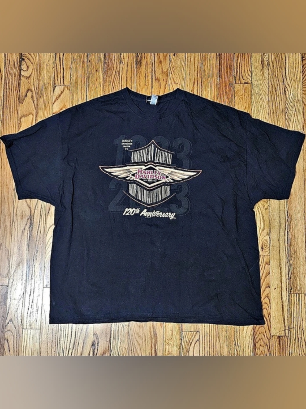 Harley-Davidson 120th Anniversary Graphic Tee 3XL Black